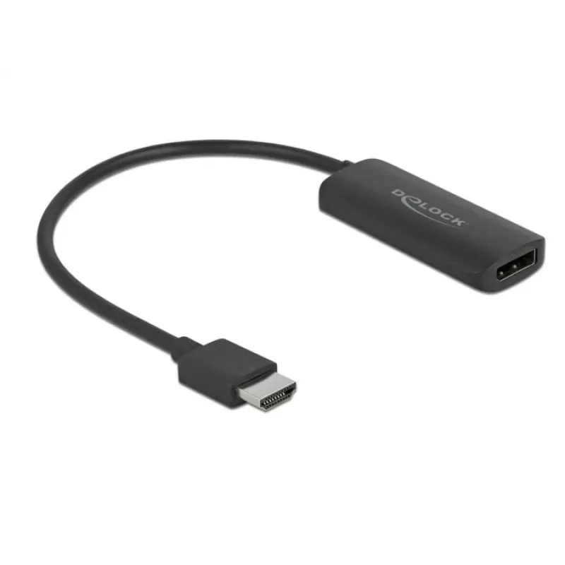 Adaptador HDMI-A macho a DisplayPort hembra 4K 60 Hz DeLOCK 63206