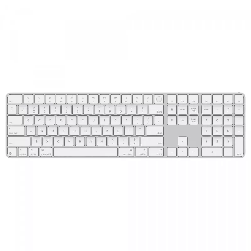 Teclado Apple Magic Universal USB + Bluetooth QWERTY US English Blanco MXK73LB/A