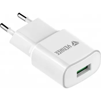 Cargador de red USB YENKEE YAC 2023WH 18W 3A Quick Charge 3.0