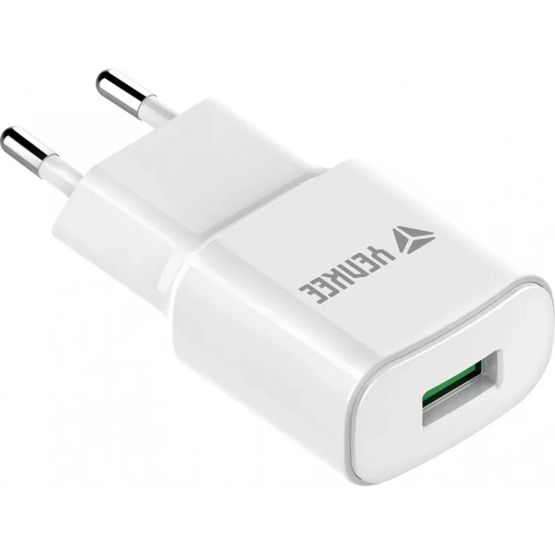 Cargador de red USB YENKEE YAC 2023WH 18W 3A Quick Charge 3.0