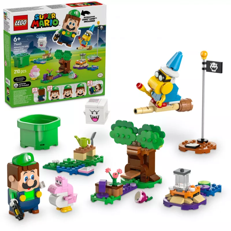 Set de construcción LEGO 71440 Super Mario figura interactiva de LEGO Luigi