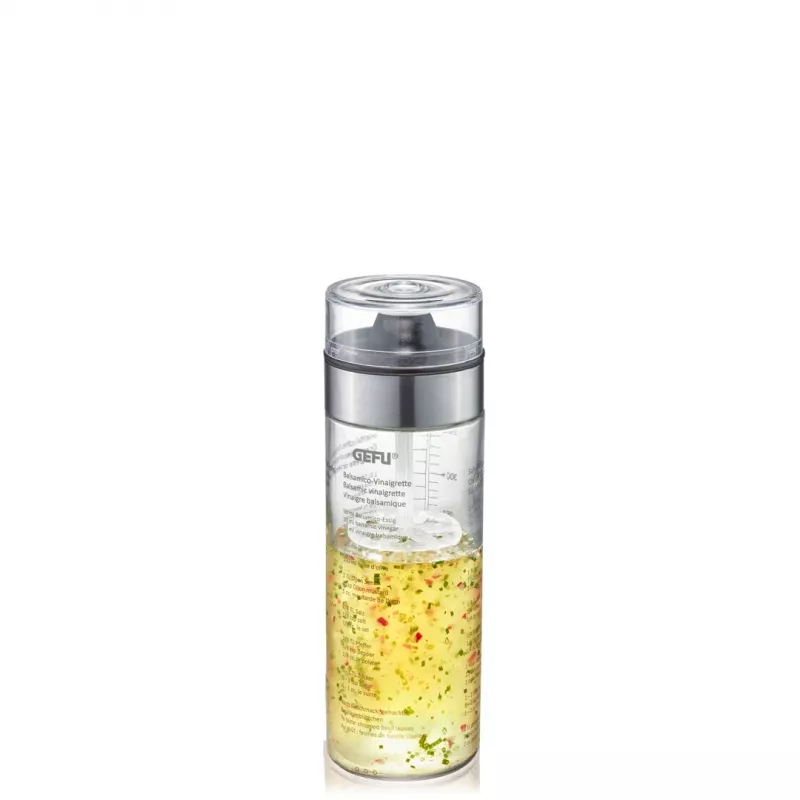GEFU MIX G-14491 coctelera de aliños de vidrio, 500 ml