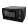 Esperanza ESTOFADO EKO011K microondas solo, de sobremesa, 20 l, 700 W, 5 niveles de potencia, plato giratorio de 24,5 cm, negro