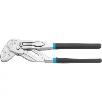 Llave de presión 762-26 (negro/azul, 260 mm, ajuste rápido punta escalonada)