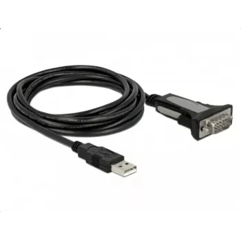 Adaptador DELOCK USB 2.0 Type-A a 1 x Serie RS-232 DB9 3 m