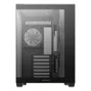 Caja de PC DeepCool CG530 4F semitorre negra — cristal templado, ATX/ITX/Micro ATX, 3 ventiladores de 120mm, USB-C