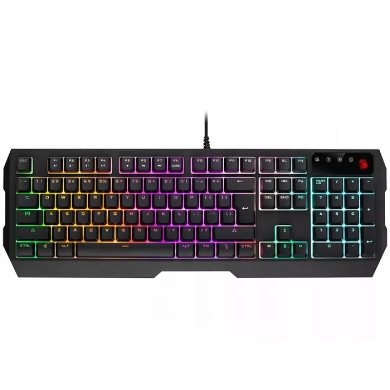 A4Tech Bloody B140N Teclado gaming con cable, de membrana, negro
