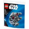 LEGO juguete de construcción 30708 Star Wars Millennium Falcon Mini-Modell Polybag, pequeño set de colección