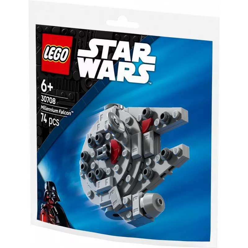 LEGO juguete de construcción 30708 Star Wars Millennium Falcon Mini-Modell Polybag, pequeño set de colección