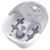 Masajeador de piernas Adler AD 2167 con masaje por rodillos y vibración, calor, intensidad ajustable, 80 W, gris blanco