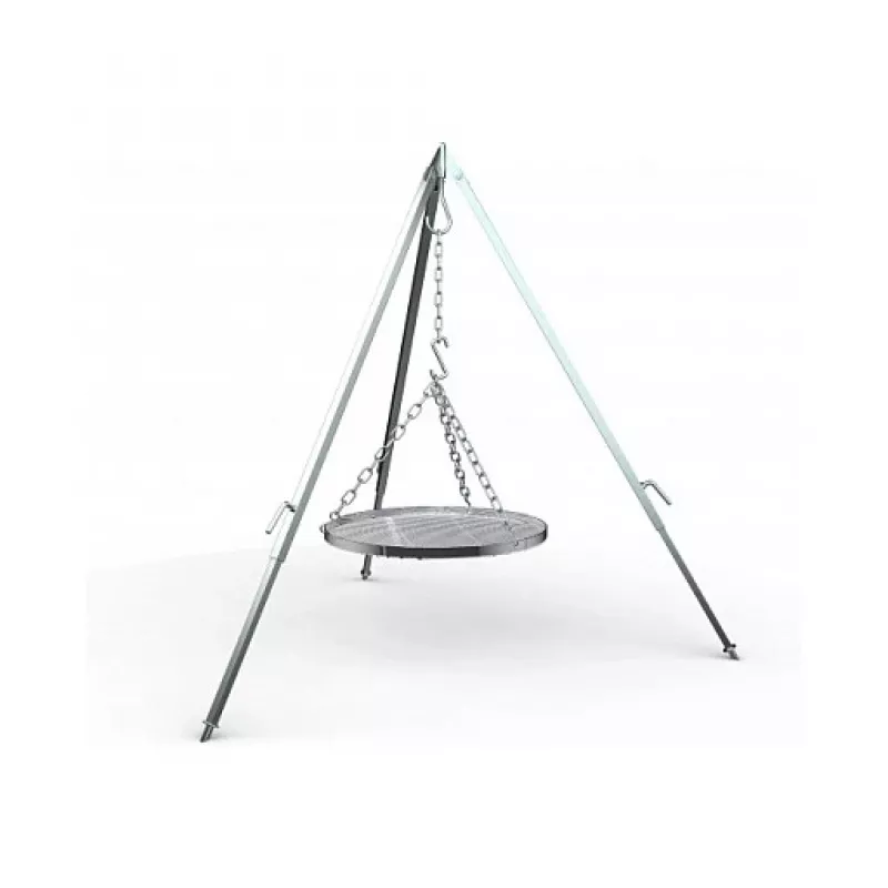 Rejilla de parrilla colgante Petromax h-grate50 negra acero cromado 50cm