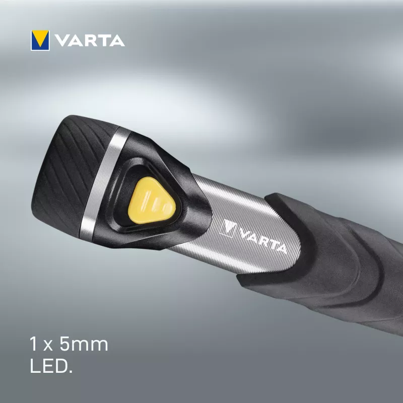 Varta Day Light Key Chain Light - Luz parpadeante para llavero - Aluminio - Negro - ABS sintético - Aluminio - Goma - LED - 1 lámpara - 12 lm