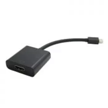 VALUE - adaptador de vídeo/audio - DisplayPort / HDMI - Mini DisplayPort (M) - HDMI, 19 pines (H) - (DisplayPort 1.2) - negro (12.99.3142)