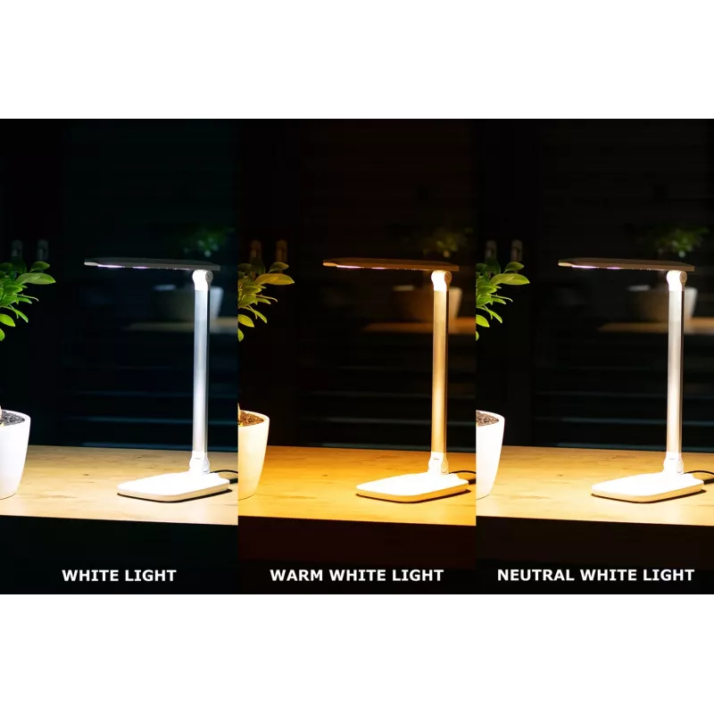 Lámpara de escritorio LED multifunción Montis MT042 5,7 W blanca