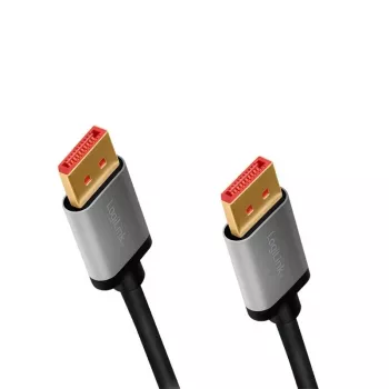 Cable DisplayPort LogiLink 1 m Negro Gris CDA0104