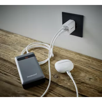 Cargador de interior Intenso POWER ADAPTER USB-A/USB-C/7803012 carga rápida 20V