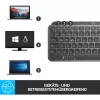 Logitech MX Keys Mini - Teclado - retroiluminado - Bluetooth - QWERTZ - Distribución suiza - Graphite (920-010485)