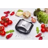 Sandwichera Adler AD 3015 750 W negra plateada