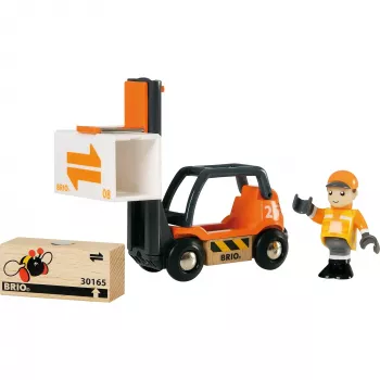 Set de vehículo de juguete y accesorios de vía Ravensburger BRIO 33573 — 4 piezas, multicolor, edad recomendada a partir de 0,3 años