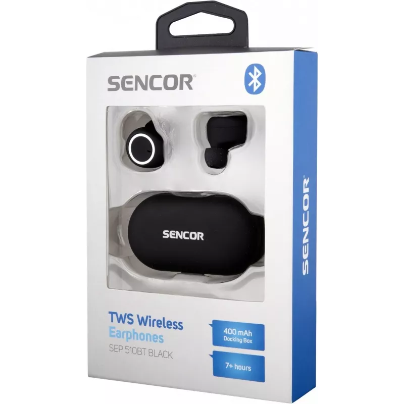 Auriculares SENCOR SEP 510BT, Negros