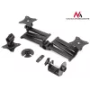 Soporte de sobremesa para monitor MACLEAN MC-691 para 3 monitores – regulable en altura e inclinable