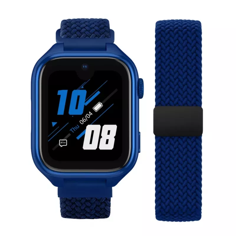 Smartwatch Stelio Junior Pro AI 4G ST-SWJ102-NB — azul marino, conectividad 4G
