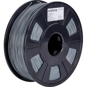 Material de impresión 3D Renkforce RF-4511192 ácido poliláctico (PLA) gris 1 kg (RF-4511192)