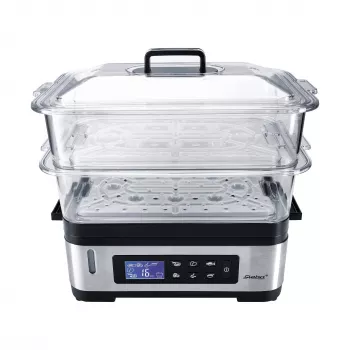 Vaporera STEBA DG 2 (1200 vatios, acero inoxidable / negro) (05.22.00)
