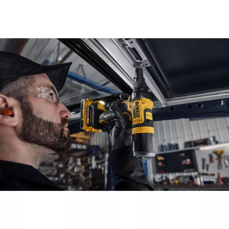 DeWALT DCF403NT-XJ remachadora eléctrica negra, amarilla 2,4, 3,2, 4, 4,8 mm 10000 kN