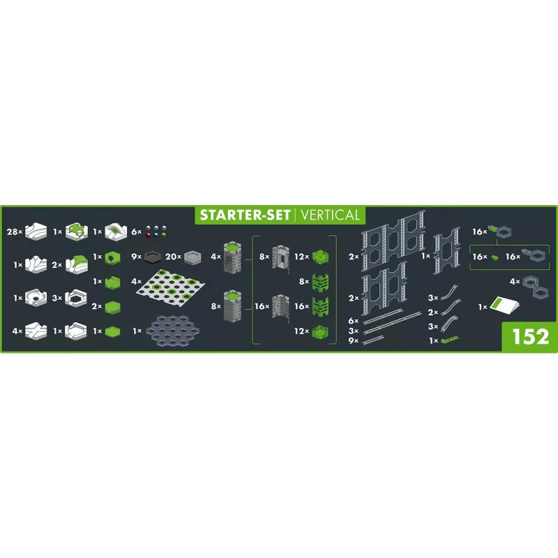 Pista de canicas de juguete Ravensburger GraviTrax PRO Starter-Set Vertical a partir de 8 años