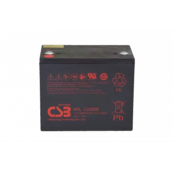 Batería CSB Battery 12V 6Ah 25W Pb F2 | HRL1225W