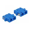 Conector de fibra óptica SC hembra-hembra DELOCK 85991, azul, pack de 4