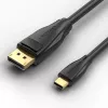 Cable Vention USB-C a DisplayPort 8K 2 m, USB Type-C a DP, negro