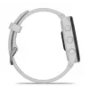 Smartwatch GARMIN Forerunner 165 — GPS, AMOLED 1,2 pulgadas, 4 GB, 5 ATM, 11 días de batería, Caja gris, Correa blanca