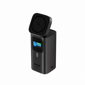 CANYON Batería externa magnética Qi2 OnPower 150 15000mAh Aluminio Gris oscuro