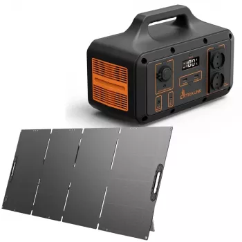 Panel solar plegable Extralink EPS-120W 120W silicio monocristalino