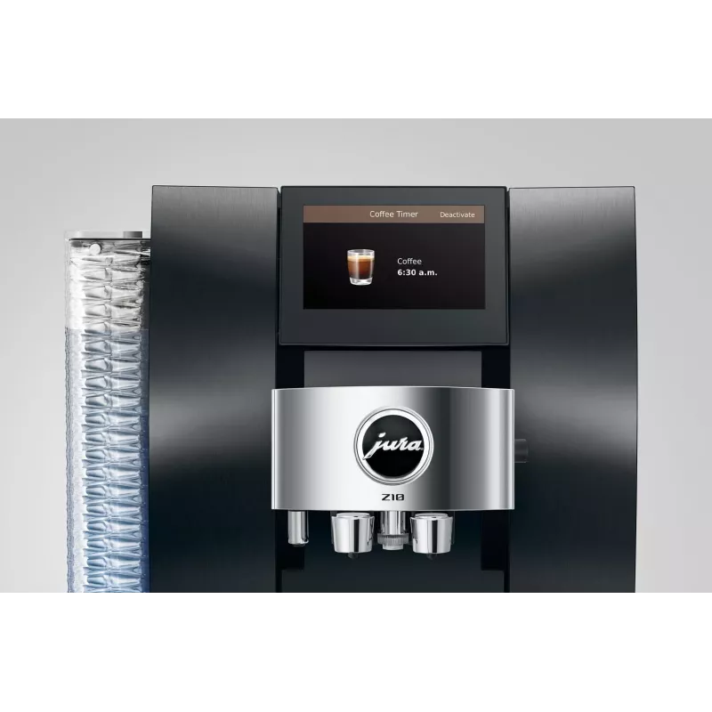 Cafetera espresso JURA Z10 superautomática 2,4 l aluminio negra, 1450 W, 15 bar, 51 bebidas