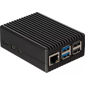 Joy-IT RB-AlucaseP5-08 carcasa SBC compatible con placas de desarrollo Raspberry Pi incluida (RB-AlucaseP5-08)