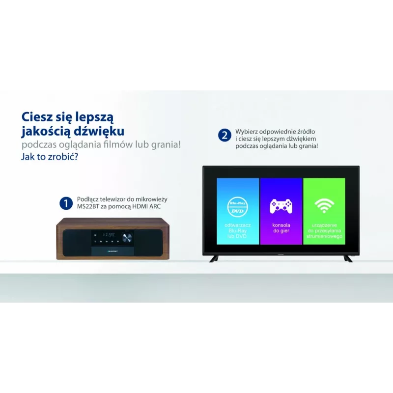 Altavoz Bluetooth portátil BLAUPUNKT MS22BT — sonido portátil inalámbrico, conectividad Bluetooth