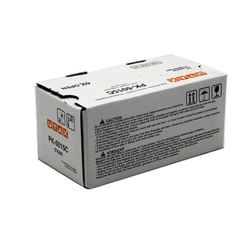 Utax 1T02R7CUT0 PK-5015C cartucho de tóner para P-C2650DW / P-C2655W, 3000 páginas, cian