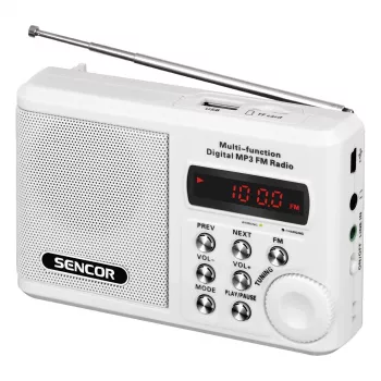 Radio portátil SRD 215 W MP3, USB, SD