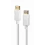Cable DisplayPort Gembird CC-DP2-6-W – DisplayPort a DisplayPort, 1,8 m, blanco
