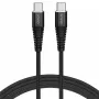 Cable USB-C a USB-C SAVIO CL-159 1 m, USB 2.0 (480 Mbit/s), negro, 2,1 A
