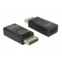 Delock Adaptador DisplayPort 1.2 macho a HDMI hembra 4K pasivo negro