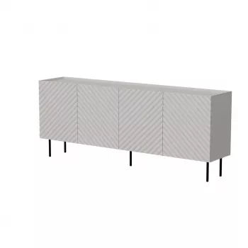 Cómoda Cama Meble LUCCA 4D — 200 x 40 x 80 cm, cashmere, aglomerado