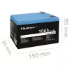 Batería LiFePO4 QOLTEC 10Ah 12,8V 128Wh con BMS integrado