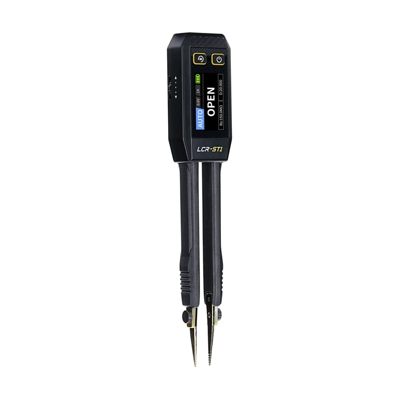 Medidor LCR digital de pinzas Fnirsi LCR-ST1 – probador LCR compacto para componentes SMD