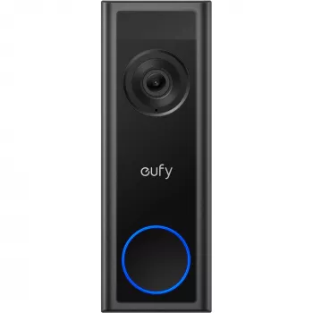 Videoportero Eufy C31 2K con soporte microSD, 2560×1440, 6500 mAh, con cable e inalámbrico, negro