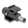 Módulo Keystone DeLOCK DC 5,5 x 2,1 mm conector hembra a DC 5,5 x 2,5 mm conector macho negro