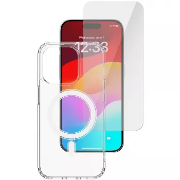 Funda Shell 4smarts 540606 para iPhone 15 Plus Transparente 17 cm